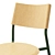 Tiptoe Chair SSD: Sleek Design 3D model small image 2