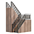 PolyMaster Modern Stair 04 Set 3D model small image 1