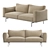 Happy Jack Sofa, Modern Elegance 3D model small image 2