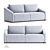 Idealbeds San Remo Sofa Bed 3D model small image 6