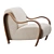 Modern Bisou Accent Chair|Corona/Vray|FBX 3D model small image 2