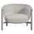 Contemporary Elegance Cleo Armchair 3D model small image 4