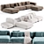 Arper RALIK Modular Sofa 2015 3D model small image 2