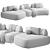 Eichholtz Residenza Modern Modular Sofa 3D model small image 7