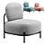 Modern Mellow Armchair Design 3D model small image 1