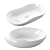 CeramaLux NC 9175 & NC 78456 Mounted Basins 3D model small image 1