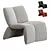 Modern YAYA Armchair 3D Model 3D model small image 1