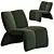 Modern YAYA Armchair 3D Model 3D model small image 5