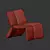 Modern YAYA Armchair 3D Model 3D model small image 7