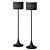 Modern Metal Floor Lamp Elegant 3D model small image 3