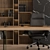 Executive Boss Desk 528 3D model small image 3