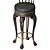 Classic Bar Stool Giovanni 3D model small image 2