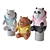 We Bare Bears Plush Toys 3D model small image 2