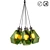 Customizable Genesis Pendant Light 3D model small image 1