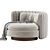 Elegant Vivienne Armchair in 3D 3D model small image 2