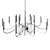  Industrial Elegance Chandelier Brown 3D model small image 3