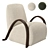 Stylish Buur Lounge Chair 3D model small image 1