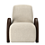 Stylish Buur Lounge Chair 3D model small image 3