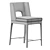 Modern Bar Stool Set with VRay & Corona Compatibility 3D model small image 5