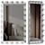 Multimaterial Wall Mirror Décor 3D model small image 4