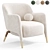 Elegant D.151.4 Armchair Design 3D model small image 1