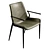 Modern Gray Chair Ehssen 3D model small image 4