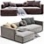 Modern Sofa Match VON PROSTORIA 3D model small image 3