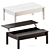 TRULSTORP IKEA Coffee Table - White & Dark Brown 3D model small image 1