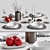 Scandinavian Style Table Setting 3D model small image 7