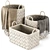 Chic Rattan Basket Collection 3D model small image 5