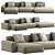 Contemporary Boca Navi Sofa Design 3D model small image 1