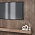 Modern TV Wall Decor Set 3D model small image 3