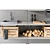 Sleek Steel Outdoor Kitchen 3D model small image 2