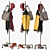 Pipe Coat Rack Model Formats 3D model small image 1