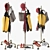 Pipe Coat Rack Model Formats 3D model small image 2