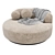 Eichholtz Björn Round Sofa Sand 3D model small image 5