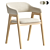 Chelsea Cream Fabric Chair Modelling 3D model small image 2