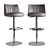 Modern Steel Base Archibald Stool 3D model small image 1