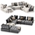 Swan Hemingway Sofa: Elegant Design 3D model small image 1