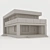 Modern Flat Roof House 109m² 3D model small image 5