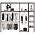 Title: Modern Beige Wardrobe System 3D model small image 2