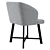 Industrial Stone Gray Chair 3D model small image 3