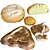 Russian Bread Set: Rustic Bundle 3D model small image 1