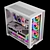 Motion-Blurred Gaming PC Kit 3D model small image 5