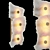 Knoss Marble Wall Sconce 3D model small image 2