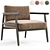 Elegant Teresa Armchair Design 3D model small image 4