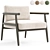 Elegant Teresa Armchair Design 3D model small image 5