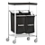 Laundry Cart for Easy Transport 3D model small image 2