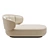 Elegant Frato Copenhagen Chaise Lounge 3D model small image 2