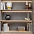 Sleek Metal Storage Shelving Rack 3D model small image 2